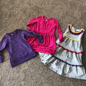 Primary Tunic and Dress, and Hanna Anderson Dress